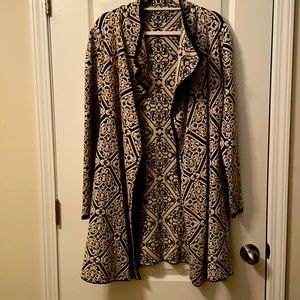 Luii Elegant Open Jacket Cardigan. Size Small. NWOT
